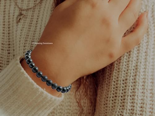 Miniatura 685 de Amazing Gemstone Crystal Bracelet for Women Men's Gifts - Protection Healing Crystal Bracelet - 8mm Gemstone Beaded Adjustable Bracelet Pulseras