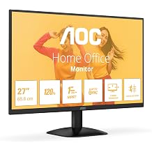 AOC 27B35HM - 27 Zoll Full HD Monitor, Adaptive Sync. 1920x1080, 100 Hz, 1x D-Sub, 1x HDMI 1.4 Schwarz