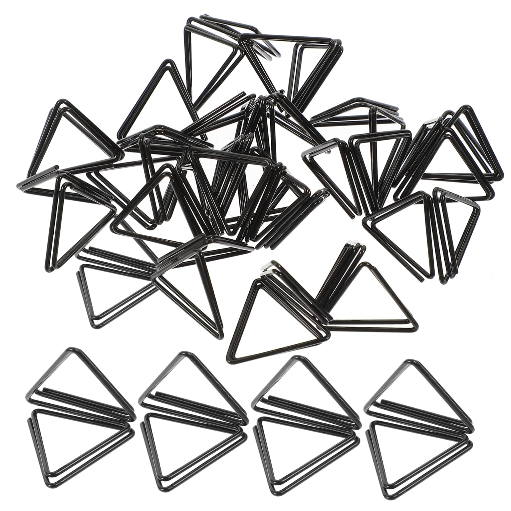 TEHAUX 80pièces Porte-cartes Triangulaires Pour Tables Clips à Photos Et Mémo Pour Décoration De Mariage Et Événements