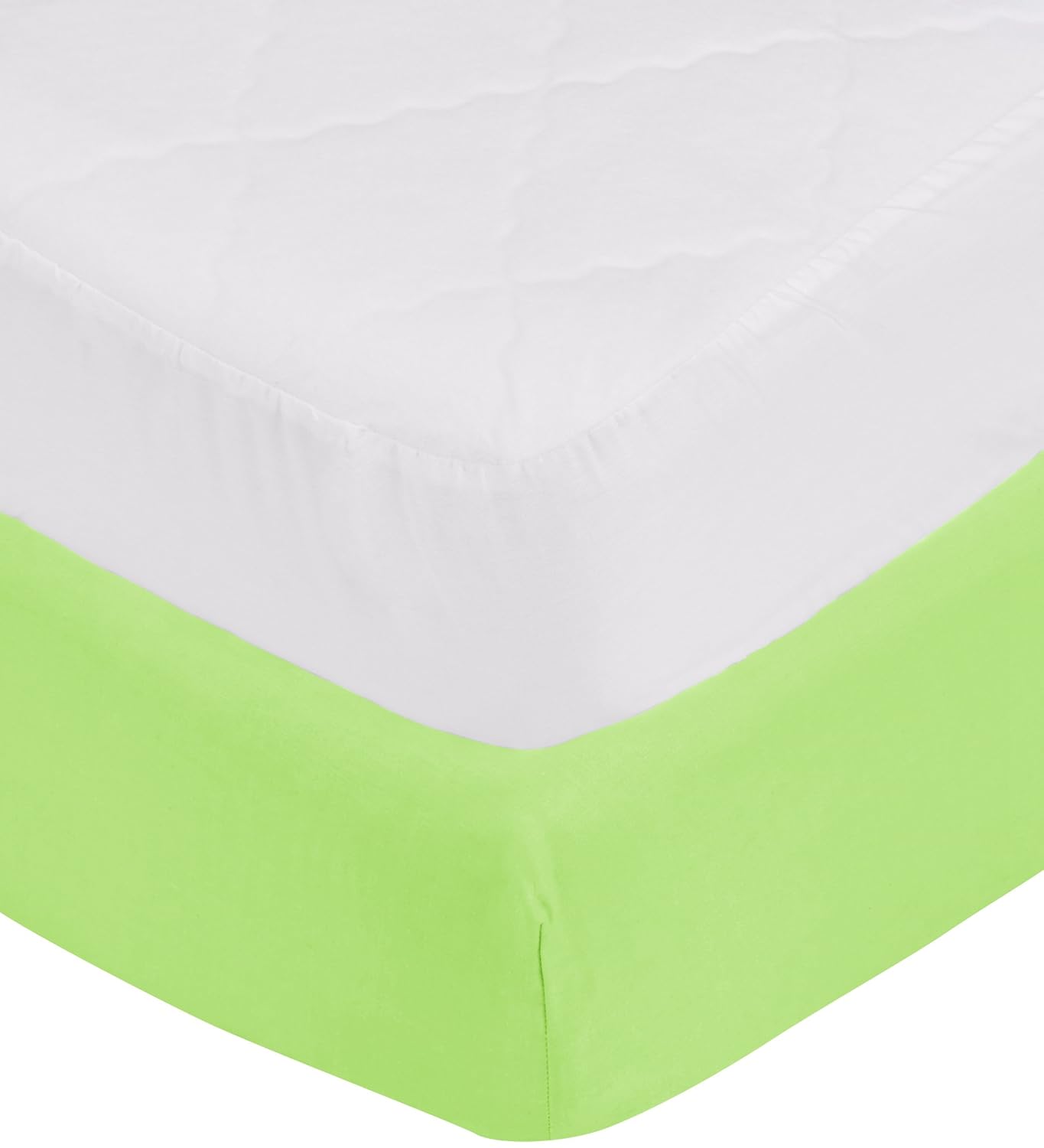 aBaby Toddler Mattress Protector and Sheet Combo, Yellow : Baby