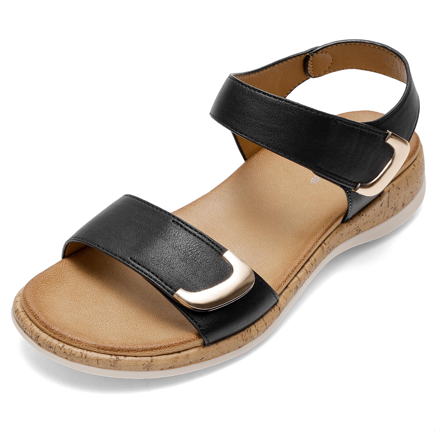 Littleplum Damen Sandalen Sommer Flach Sandaletten Bequem Freizeit Sommerschuhe
