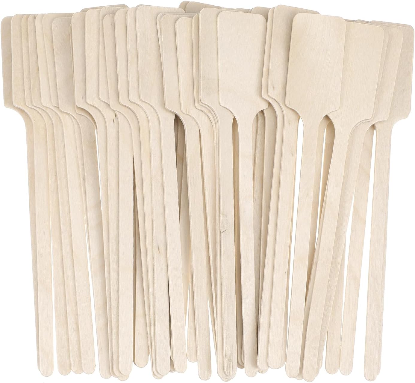 600 Pcs Wooden Coffee Stirrers, 6.3 Inch Kayak Paddle Shape Sticks - Natural Birchwood, Eco-Friendly, Disposable Stir Sticks for Coffee, Tea, Hot Chocolate, and Beverages