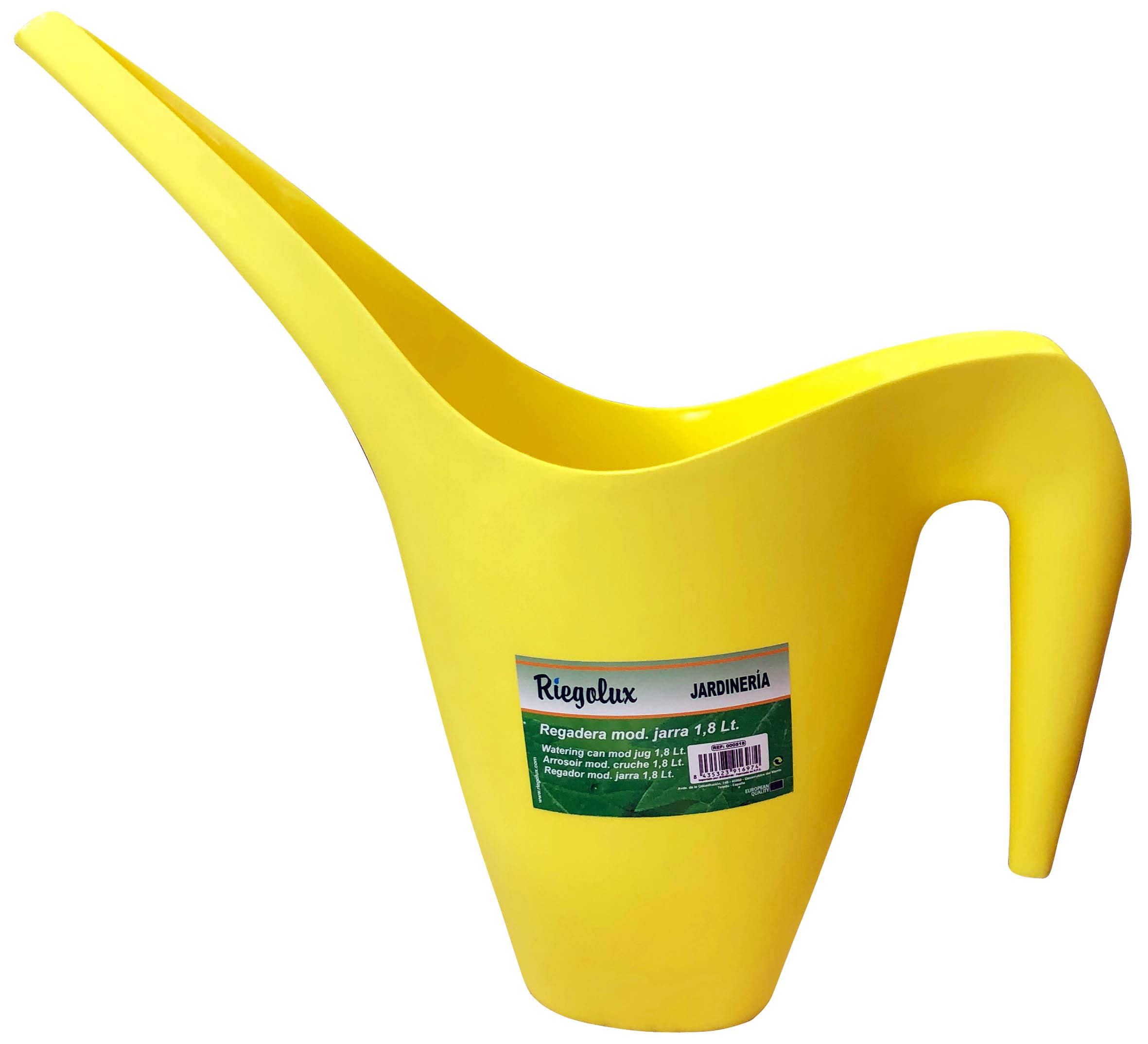 Riegolux Watering Can, 1.8L, Plastic, Multicolor, Model Jug