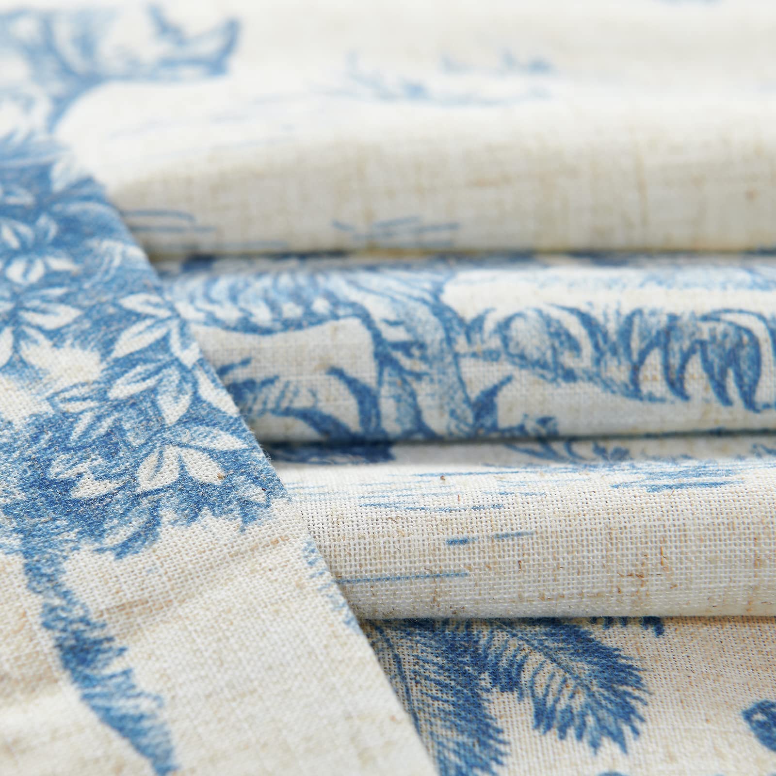 TOPICK Toile de Jouy - Tende oscuranti da bistrò, stile | FindTheDeal