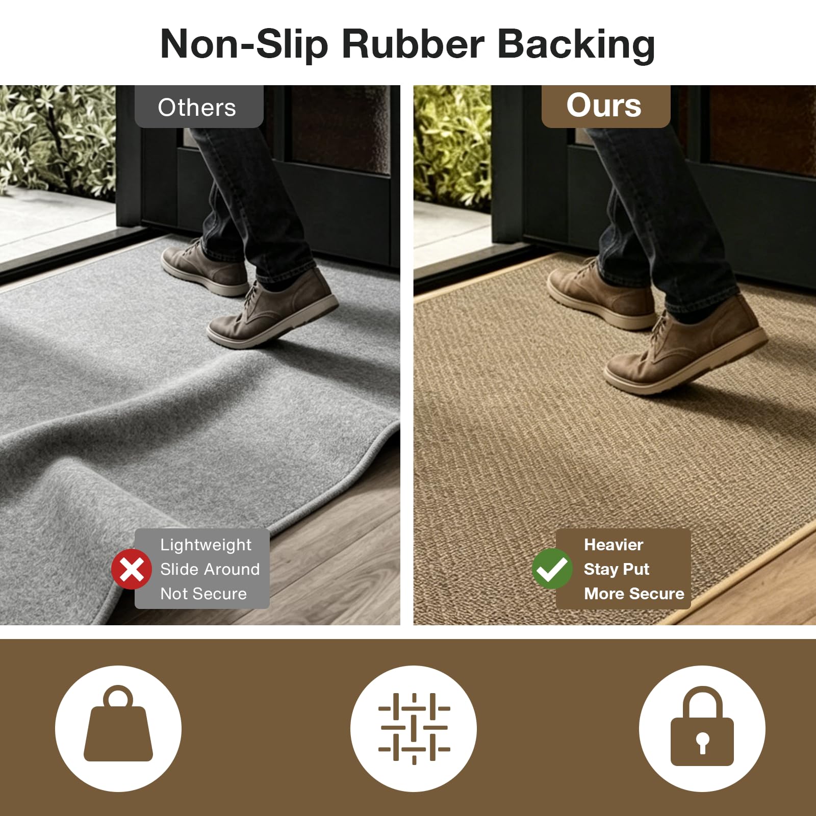 2x3 Door Mat - Non-Slip Entry Mat -6