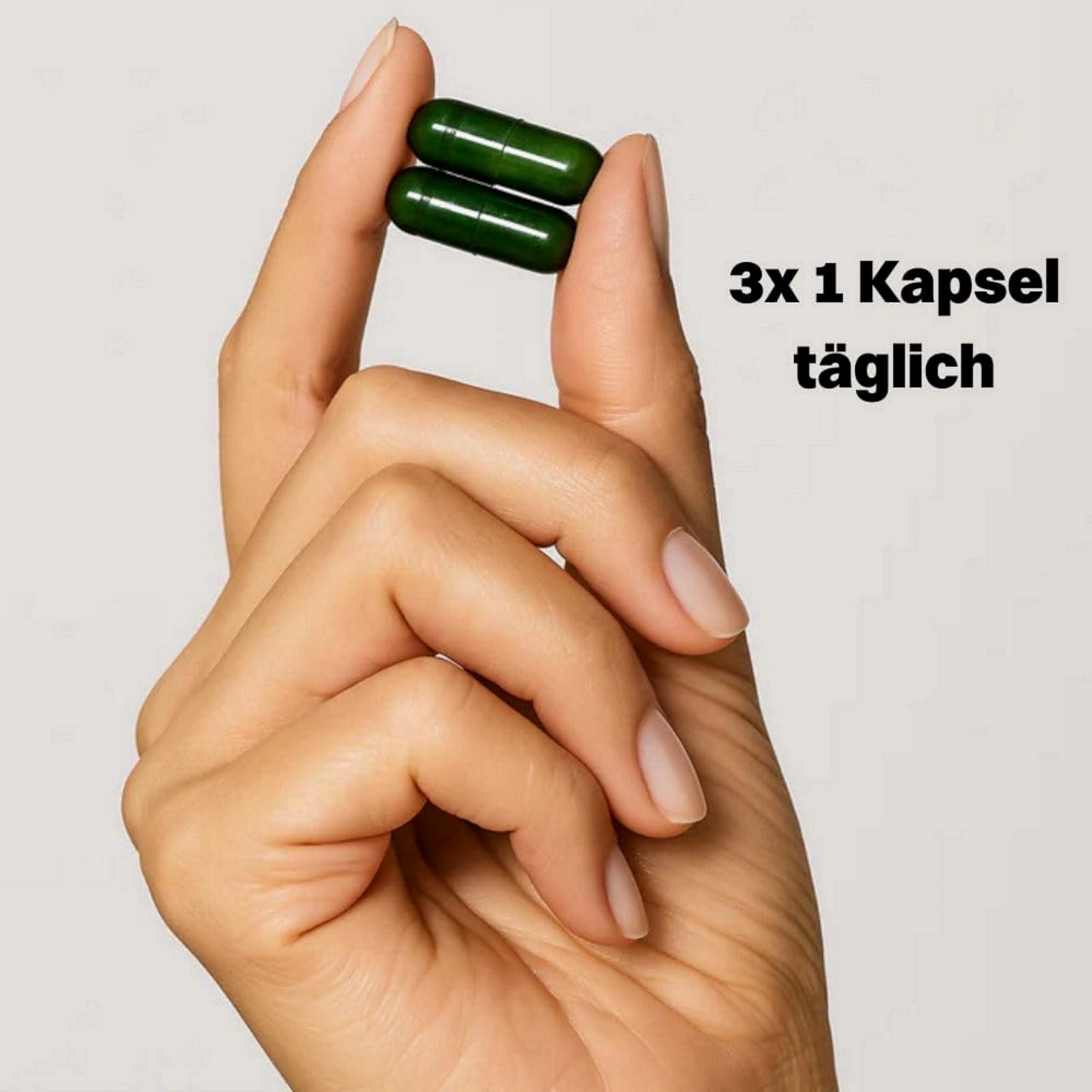 Grüntee Extrakt Tigovit | 510 mg EGCG & 910 Polyphenolen pro Tagesdosis | Grüner Helfer | Grüner Tee Kapseln - 90 Stück | Mit Vitamin C, BioPerine | Labor Geprüfte Qualität | Vegan
