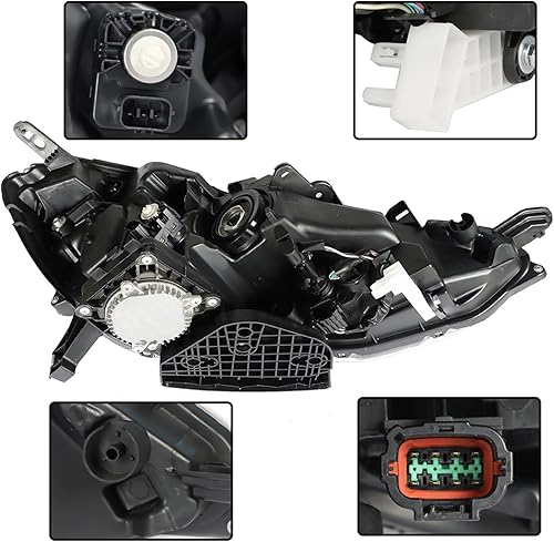 Miniatura 3 de labwork Conjunto de faros delanteros de repuesto para faros delanteros Sentra 2016-2019 con proyector DRL lado del conductor izquierdo