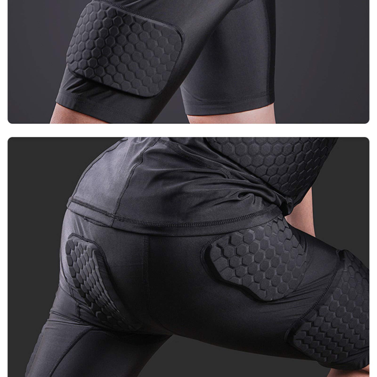 Short De Protection Short Rembourré Aux Hanches Snowboard, Moto Cross-Country Doux, Confortable Et Légèrement Intégré. Équipement De Protection Contre Les Chocs Unisexe (M-2XL)