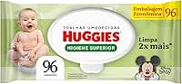 Huggies Lenços Umedecidos Higiene Superior Limpam 2x Mais 96 Un