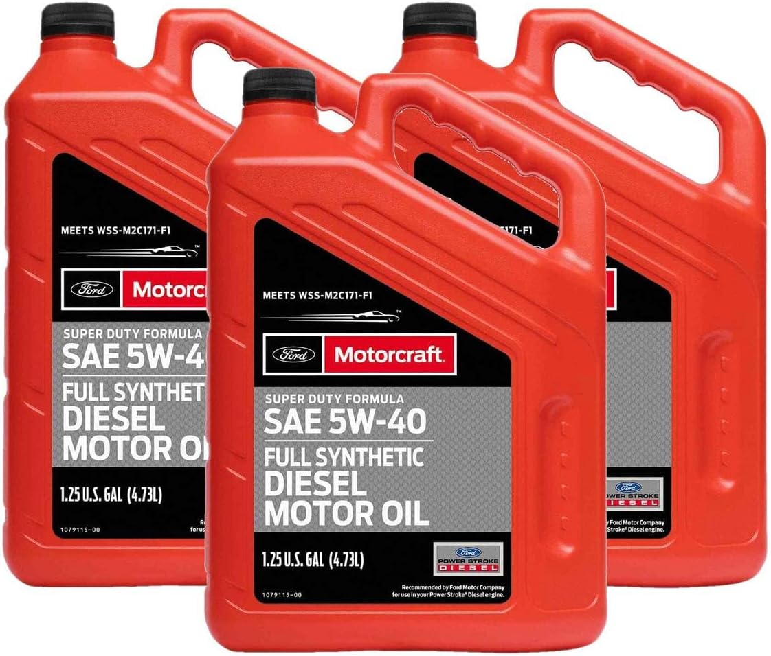 Genuine OEM Full Synthetic Diesel Motor Oil SAE 5W-40-15 Quart