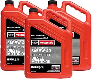 Genuine OEM Full Synthetic Diesel Motor Oil SAE 5W-40-15 Quart