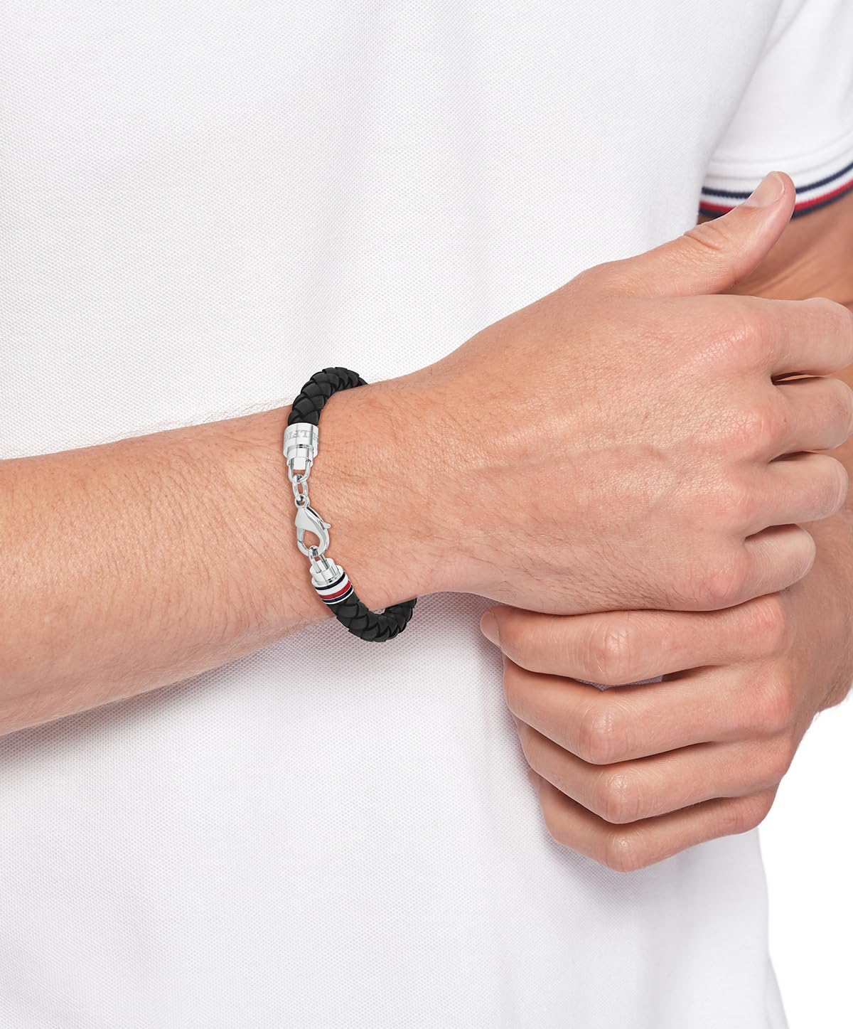 Tommy Hilfiger Jewelry Lederarmband für Herren Schwarz - 2790545