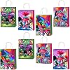 12pcs Cartoon and Troll-s Party Favor Gift Bags with Handles, Cartoon for Trols Birthday Party Supplies for Kids Party Decorations