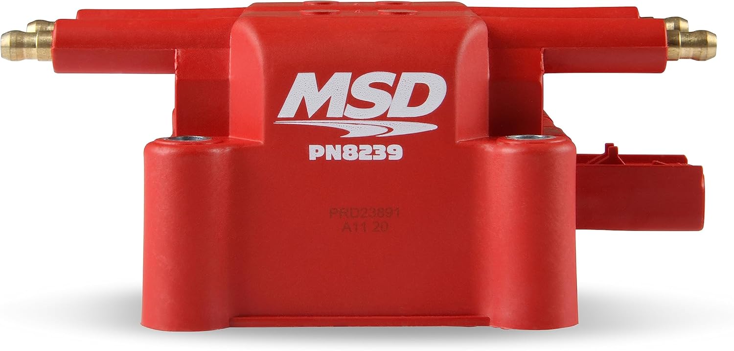 MSD 8239 Ignition Coil, Red, Individual