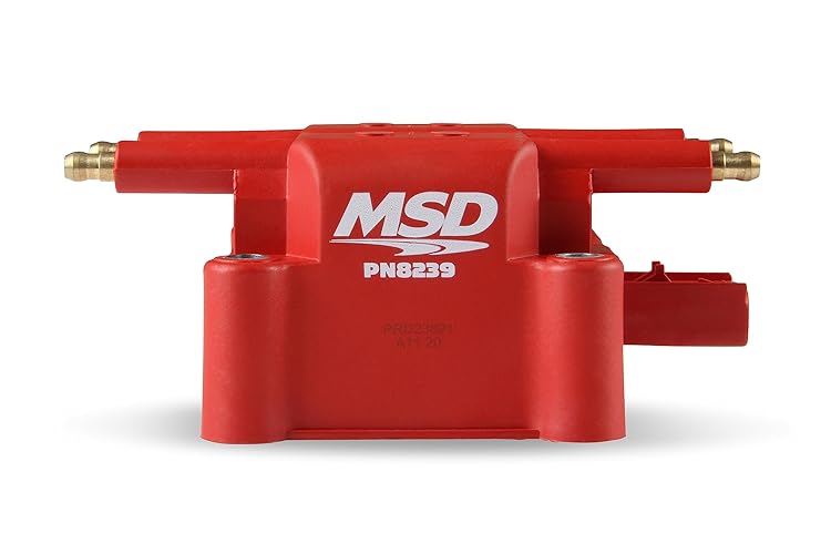 MSD 8239 Ignition Coil, Red, Individual