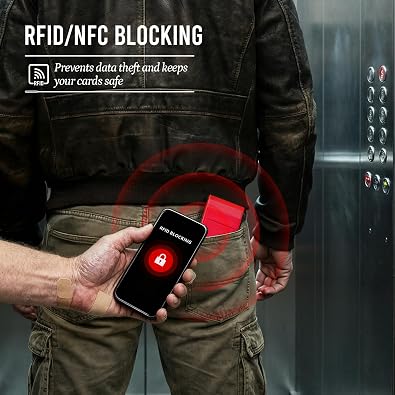 Yesiiw メンズ 財布 - メンズ財布 スリム Rfid保護 ポップアップカードホルダー ミニマリスト財布 Idウィンドウ付き 男性と父親へのギフト
