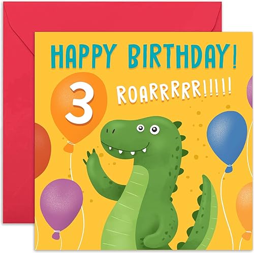 Miniatura 6 de Tarjeta de cumpleaños de dinosaurio para niño o niña, tarjeta de primer cumpleaños para niños, tarjeta de primer cumpleaños de T Rex, tarjeta de