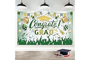 Green and Yellow Graduation Decorations 2023: Classy 2025 Graduation Decorations
