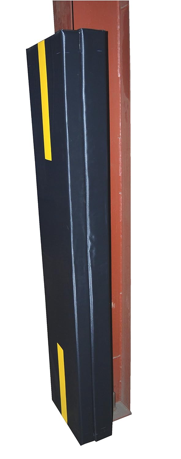 Vestil V-PAD-I-69 Column Protective Pad, I-Beam, 6', 9", Black