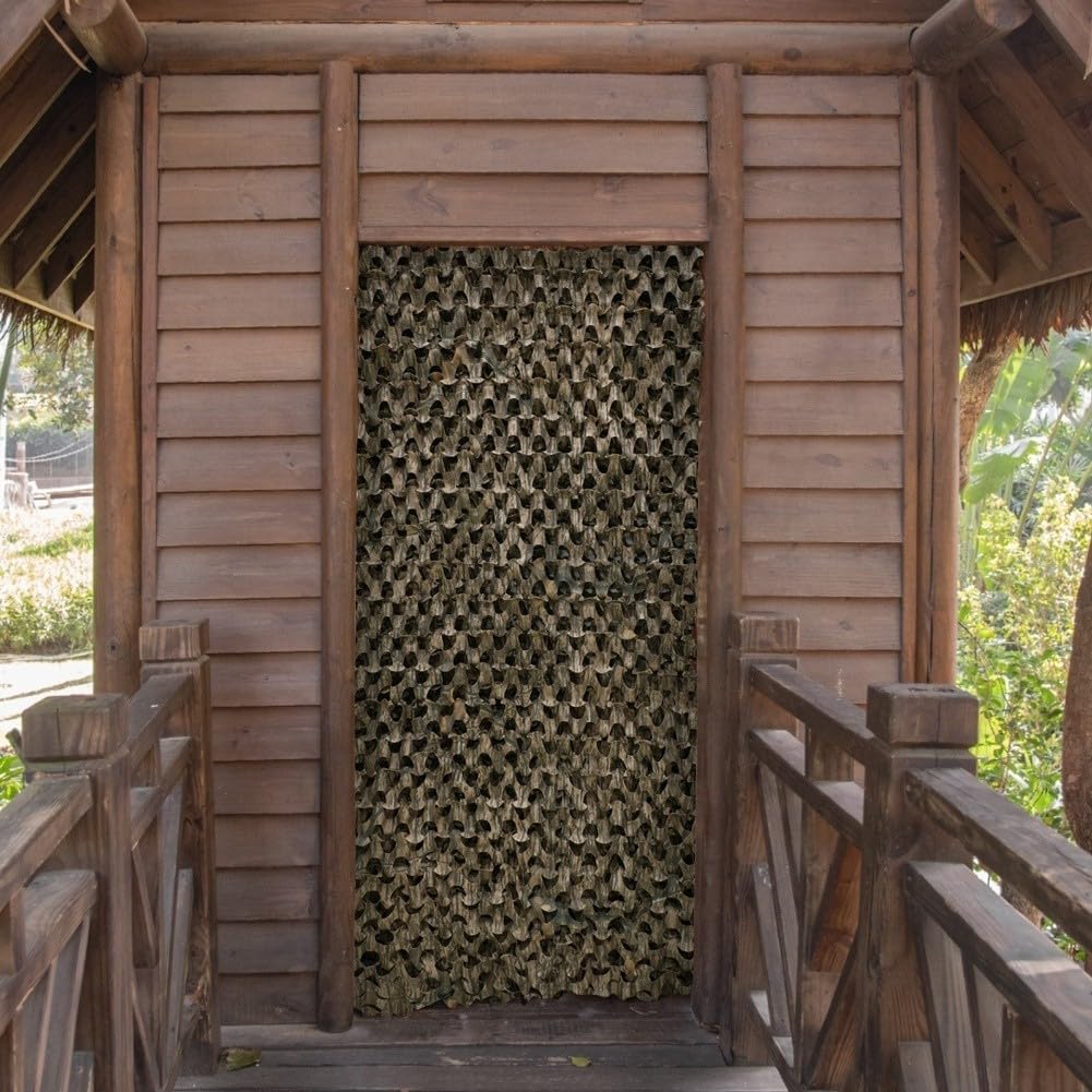 Red de camuflaje impermeable para caza de patos, barco, refugio, toldo de jardín y observación de aves, ligera, transpirable, 1 5 m de ancho (1,5 x 8 m)
