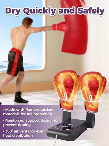 Miniatura 7 de Secador de guantes de boxeo con temporizador inteligente