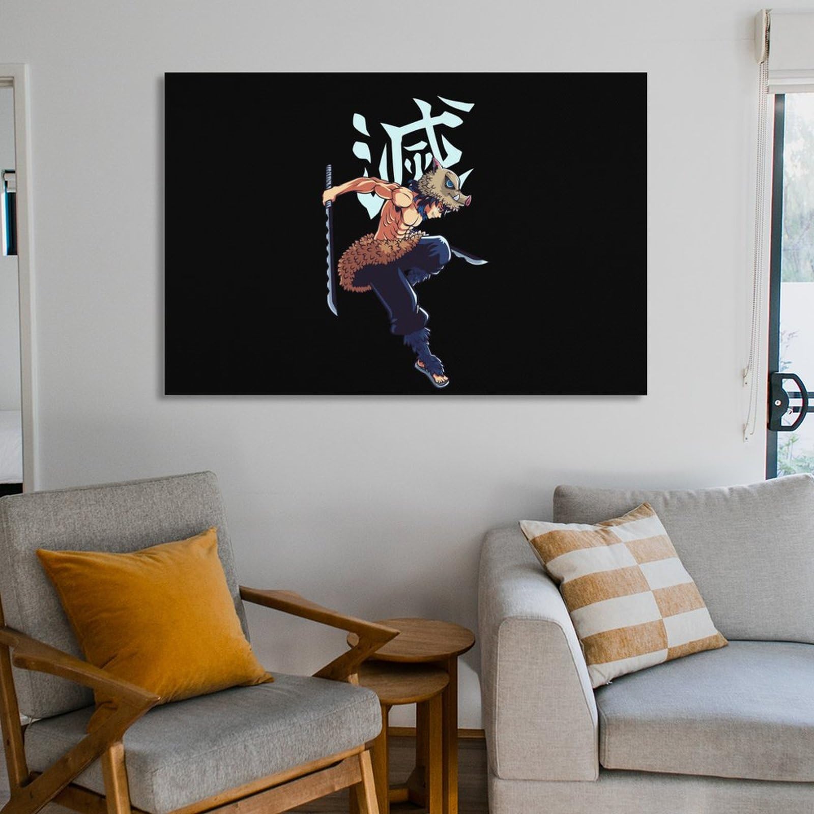 Amazon.co.jp: 鬼滅の刃 嘴平伊之助 ポスター アートパネル 装飾