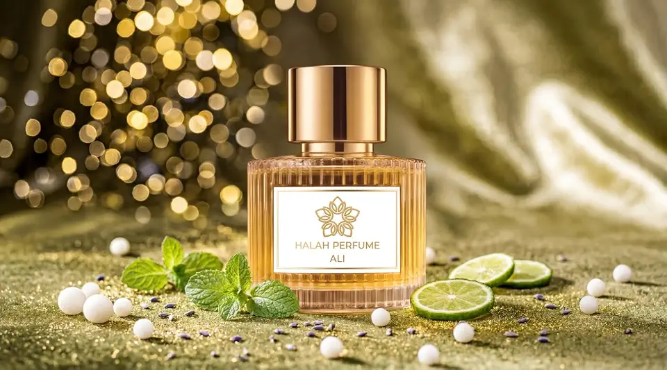عطر هالة برفيوم - علي، عطر فاخر بمزيج الهيل وخشب الصندل والمسك، طويل الثبات