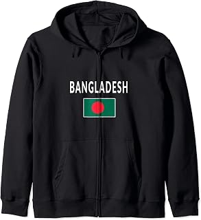 Bangladesh T-shirt Bengali Tee Flag souvenir Gift Dhaka Zip Hoodie