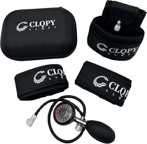 BFR Bandas de entrenamiento de resistencia para brazos, piernas y glúteos - Sistema de regulación de presión de precisión para resistencia muscular