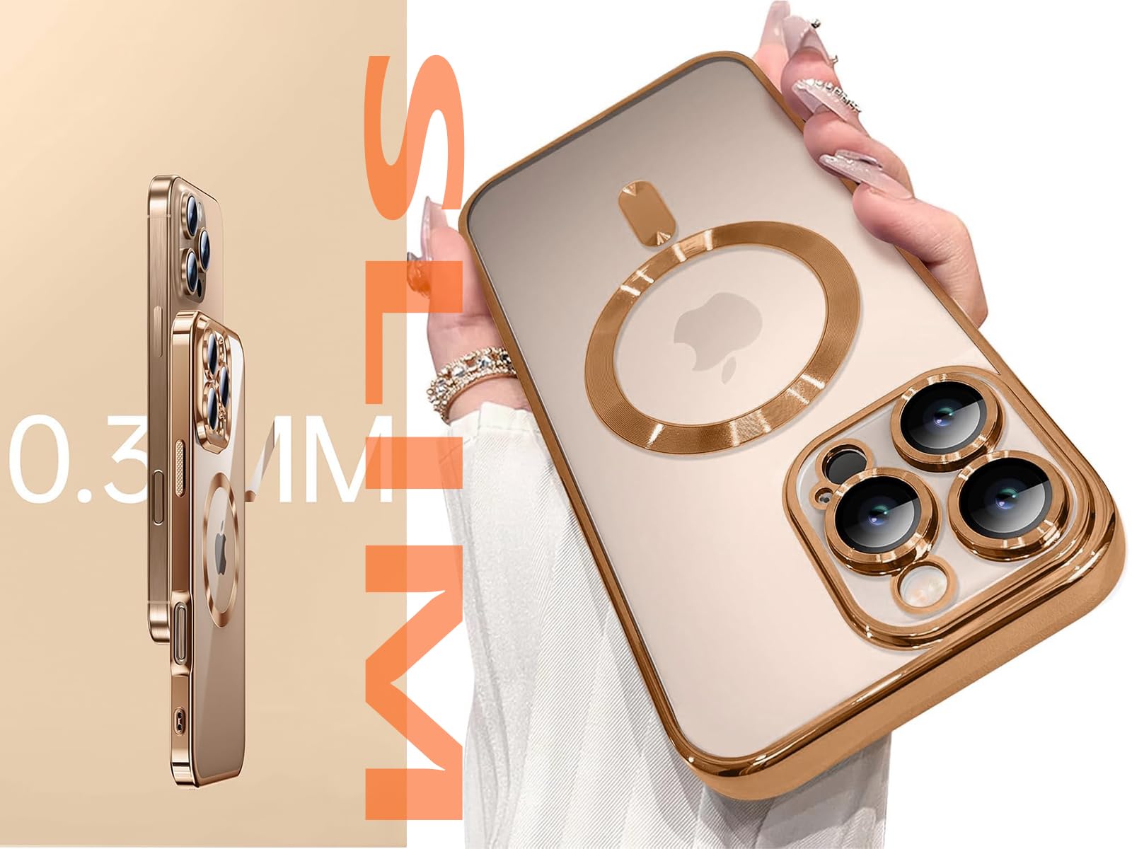 Amazon.co.jp: WEYNRBOX iPhone 12 Pro Max用磁気ケース、プライバシー