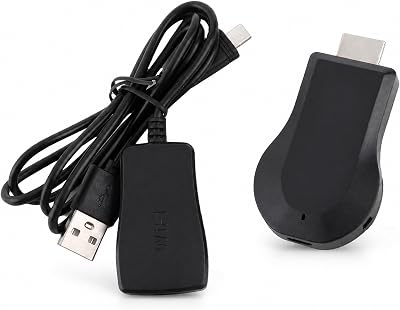 4K 1080P HDMI Wireless Display Adapter - Screen Mirroring Receiver Dongle for Android, Mac, iOS, Mobile Phones, Tablets to TV Projector Streaming Full HD