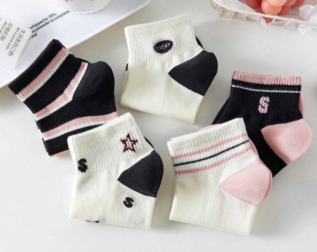 SWEET CABOODLES Women's Ankle Length Socks | Pack of 5 | Breathable & Odor-Free - Image 5 thumbnail