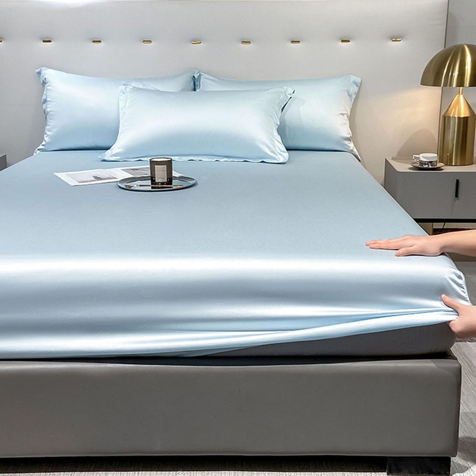 Sábana ajustable Tencel 60s para un dormitorio fresco y sedoso PAHION
