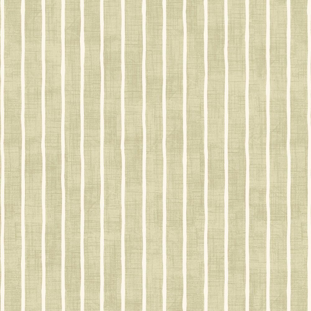 Jolee Fabrics Striped Oilcloth PVC Table Cloth - Wipe Clean Tablecloth Cotton Backing - Durable, Wipeable Table Cloth (Willow Light Green and White Stripes, Rectangle 132cm x 250cm)
