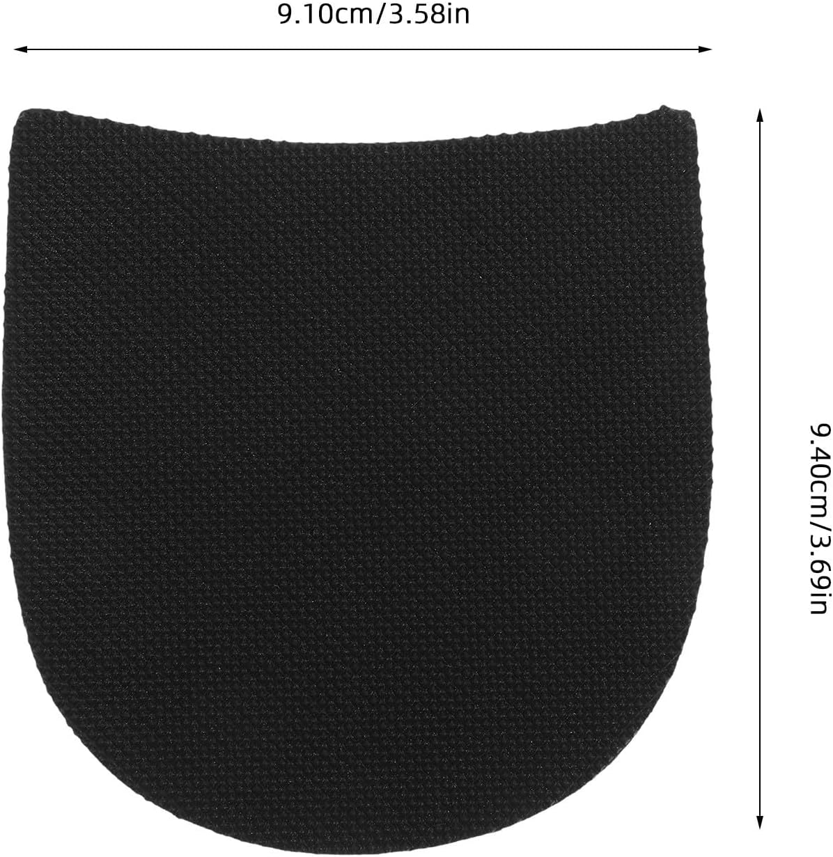 1 Pair Non Slip Shoe Pads for High Heels with Rubber Sole Protector, Easy to Replace Heel Repair Kit, Versatile Application for Shoe Soles, Anti-Slip Pads for Men and Women