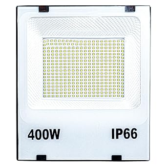 Gesto 400W Led Flood Light Outdoor Waterproof - | IP66 Outdoor Lights Waterproof |Led Halogen Light,Focus Light | For Factory,Garage,Parking Lot,Garden,Playground & Shop -(Cool White-6500K)-Pack of 1