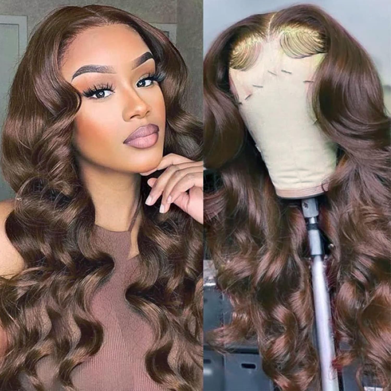Lovestory Blonde Color Synthetic Lace Front Wigs Long Wavy Hair Loose Curly Glueless Pre Plucked Heat Resistant Synthetic Lace Front Wig for Women