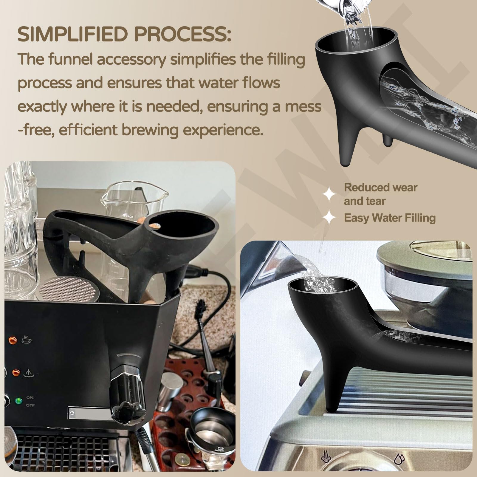 Amazon.com: Coffee Machine Water Tank Access Funnel for Breville