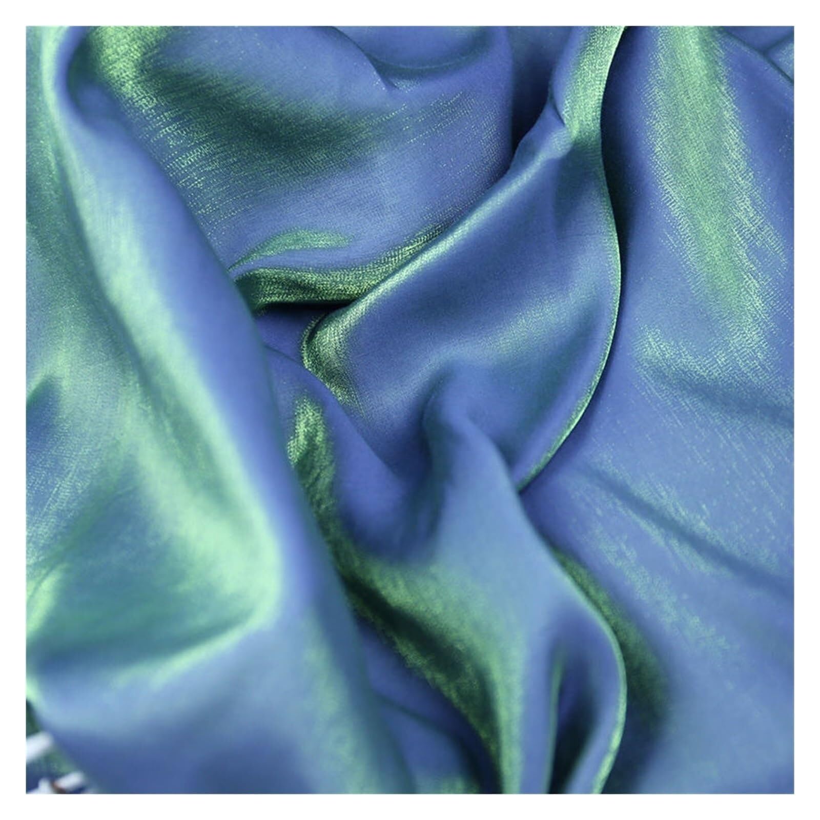 Silk Fabric Glazed Silk Satin Gradient Fabric Hanfu Dress Wedding Shiny Baby Clothes DIY Sewing Cloth 50 * 150cm(11)