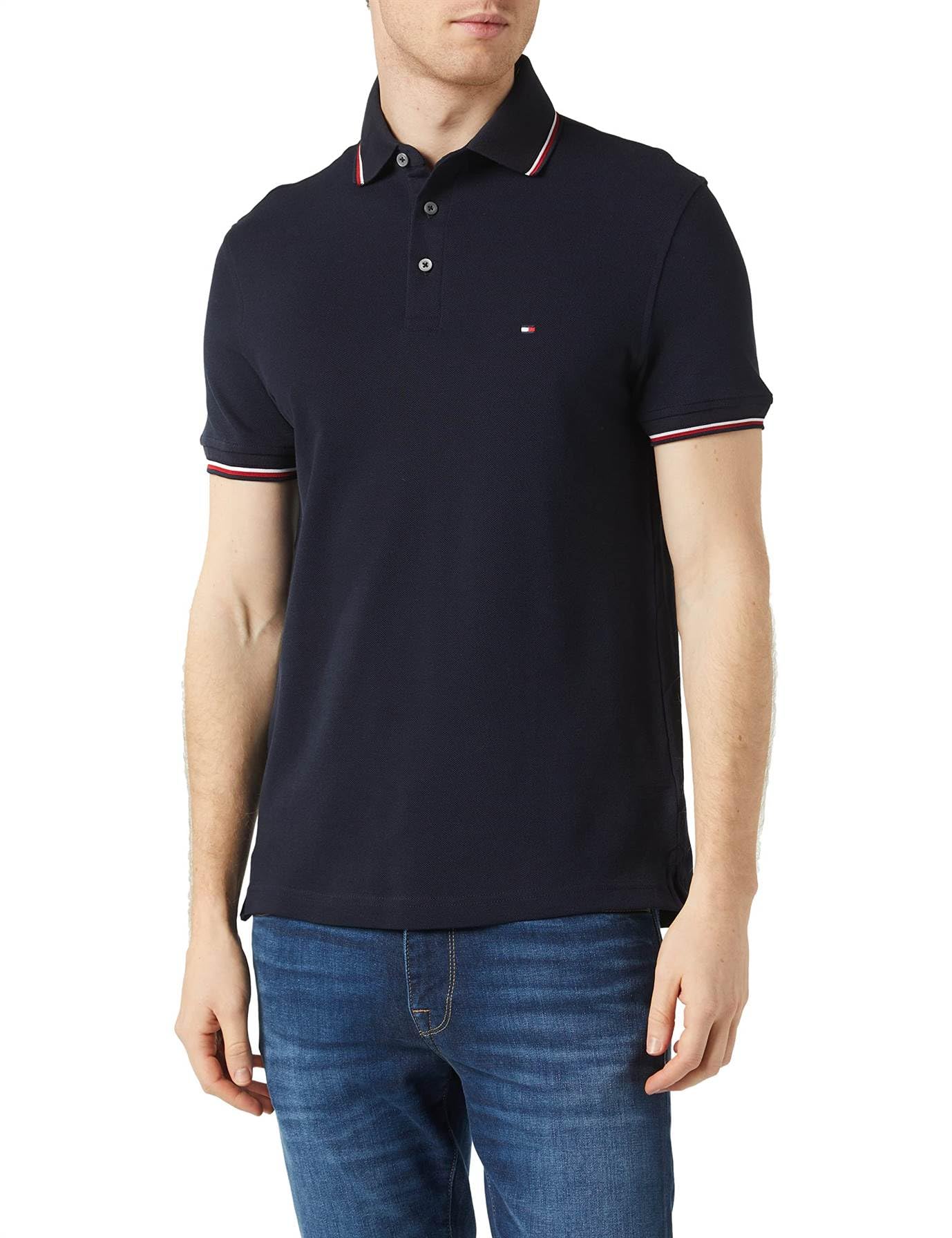 Tommy HilfigerMen's 1985 RWB Slim Polo Shirt