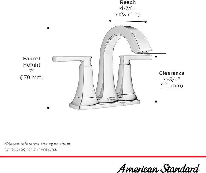 Grifería Lavamanos 2 Manijas 4 Pulgadas Acabado Cepillado miniatura 3