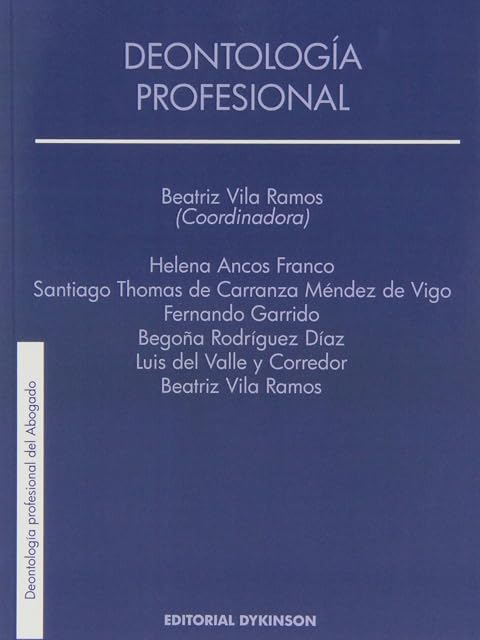 Portada de Deontología profesional