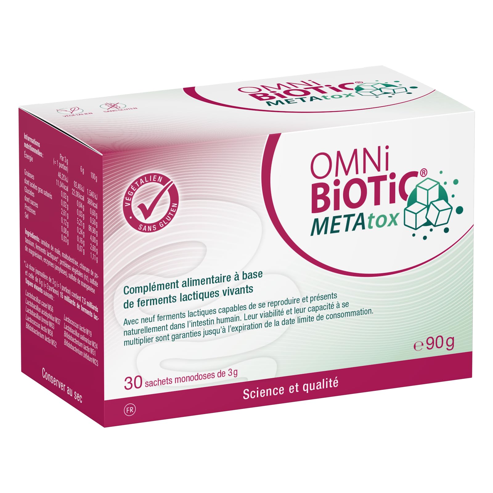 OMNi-BiOTiC METAtox | Probiotique | Sucre, graisses & équilibre intestinal