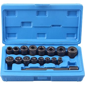 Dayuan 17 Piece Universal Clutch Centring Set Centering Tool Car | Compatible with VW, Audi, BMW and Mercedes, includes 8 ada