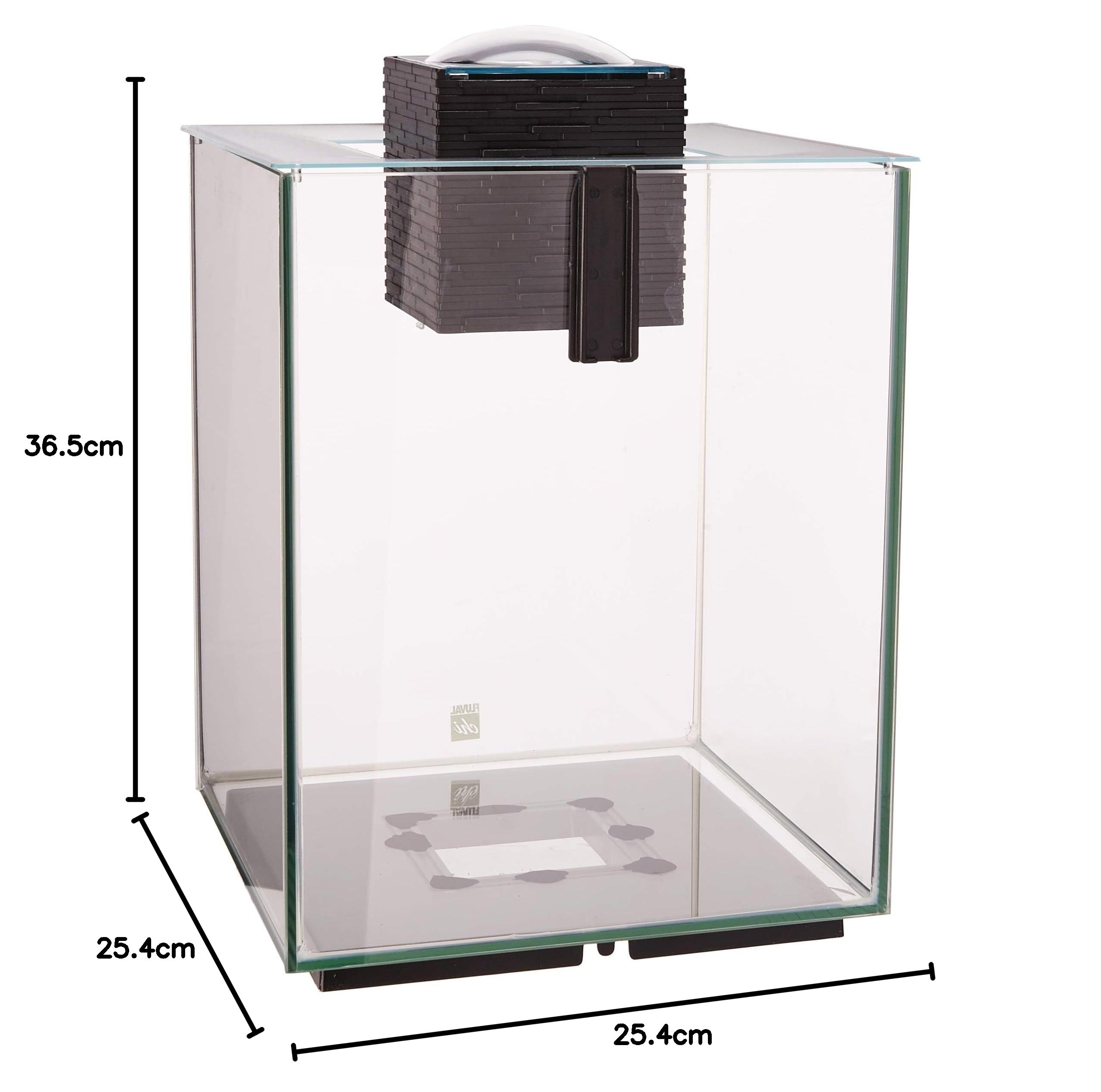 Fluval Chi II 10505 Aquarium-Set, 1,5 l, Weiß