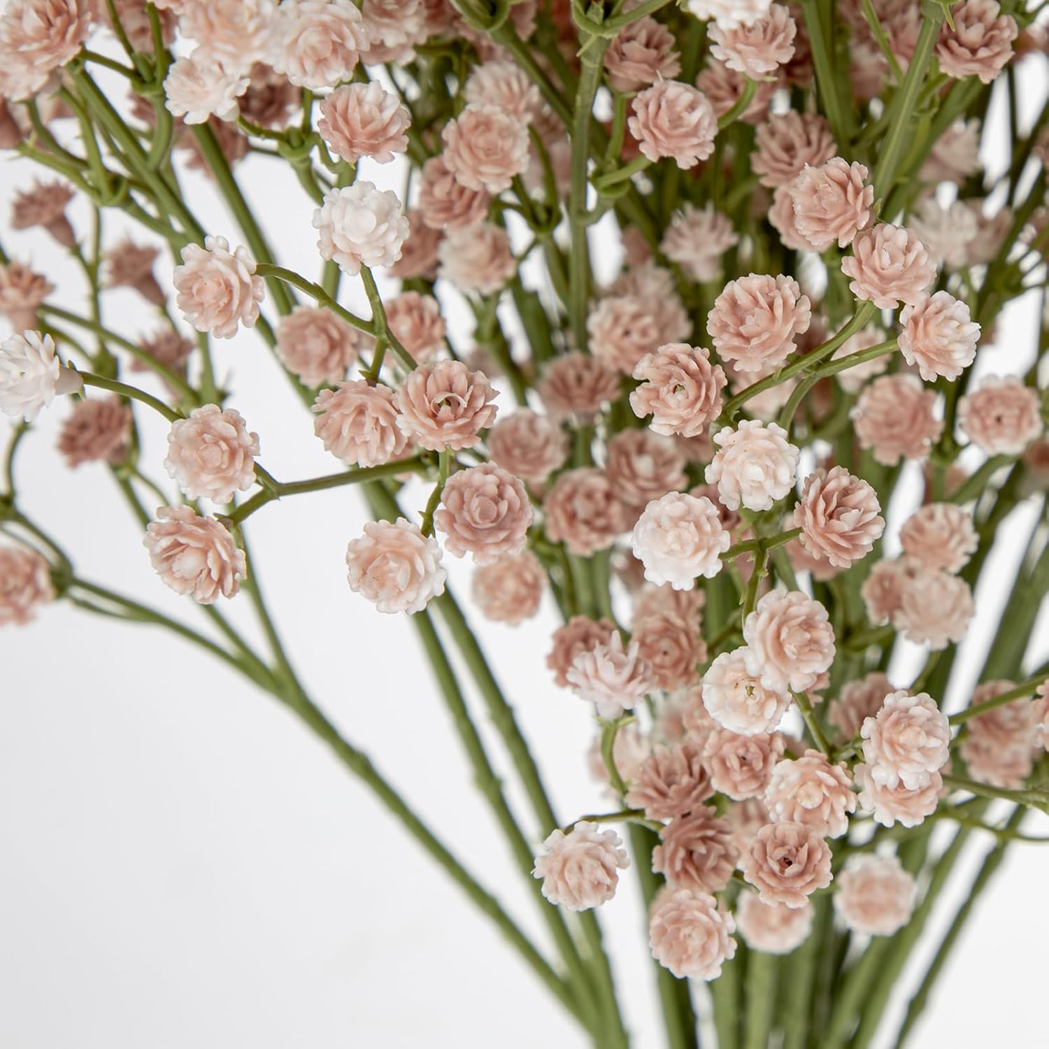 10 Pack Baby's Breath Artificial Flowers Bulk 3 Branches Faux Baby Breath Plastic Flowers Fake Gypsophila Flower Arrangement Fake Flowers Bouquet for Wedding Home Decor Fall White Baby Breath