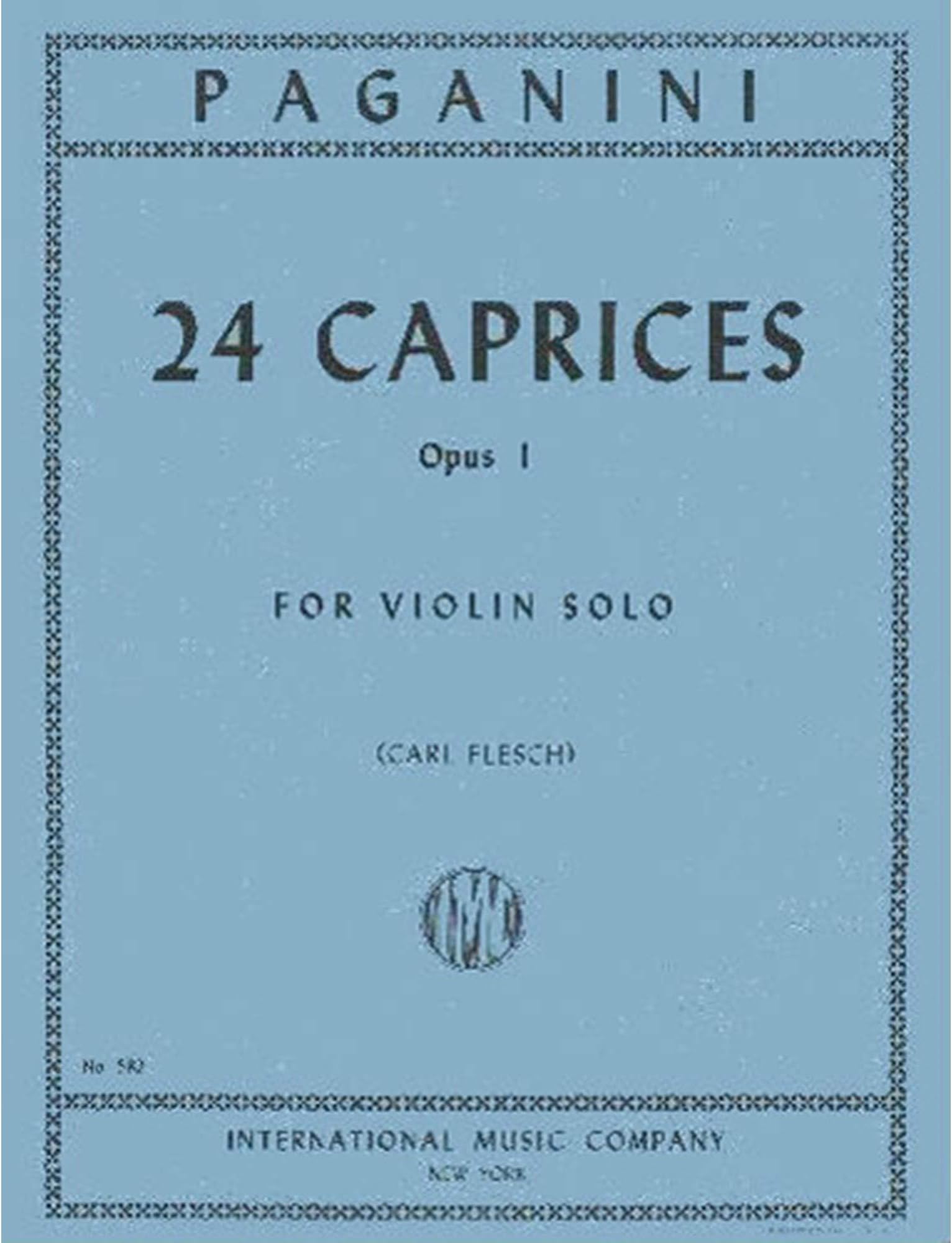 Paganini: 24 Caprices, Op. 1 - Violin solo