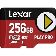 256GB Play PRO Micro SD Express Card, 900MB/s Read, 4K, V30, UHS-I | Compatible w/ Nintendo-Switch 2, Backwards-compatible with UHS-I/UHS-II Devices (at UHS-I speeds), LMSXPS0256G-BNNNU