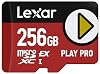 Lexar 256GB Play PRO microSDXC Express Card, UHS-I, C10, U3, V30, A2, Full-HD, 4K Video, up to 900MB/s Read, for Nintendo-Switch 2, ASUS ROG Ally, Steam Deck, Gaming Devices (LMSXPS0256G-BNNNU)