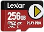 Lexar 256GB Play PRO microSDXC Express Card, UHS-I, C10, U3, V30, A2, Full-HD, 4K Video, up to 900MB/s Read, for Nintendo-Switch 2, ASUS ROG Ally, Steam Deck, Gaming Devices (LMSXPS0256G-BNNNU)
